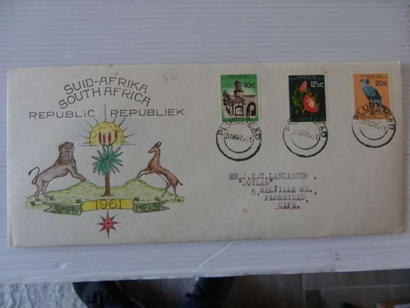 RSA (1961) - Republic Illustrated FDC