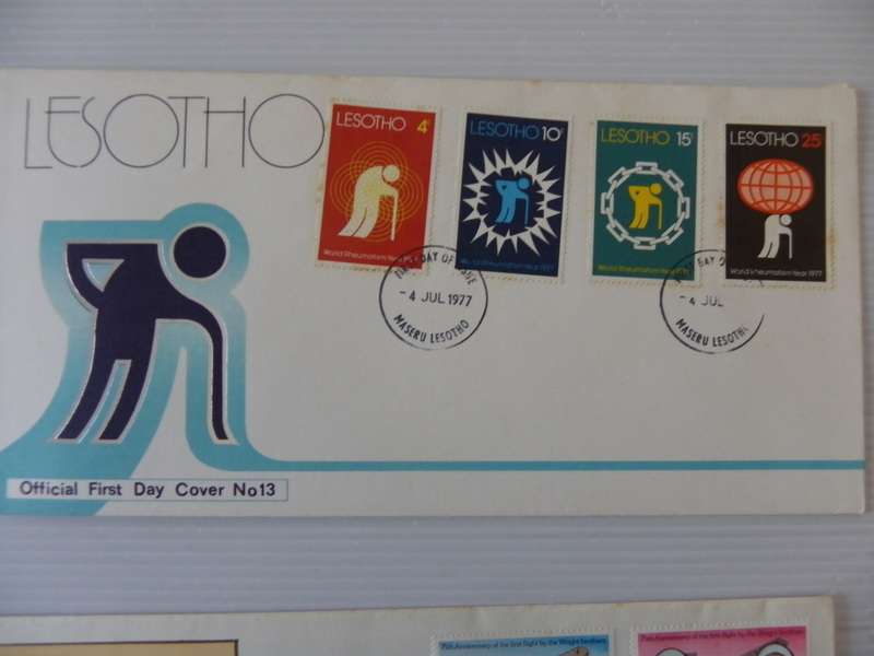 Lesotho (1977) - FDC #13 World Rheumatism Year Illustrated FDC