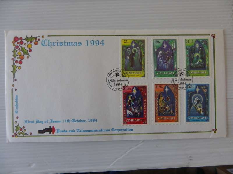 Zimbabwe (1994) - Christmas Illustrated FDC