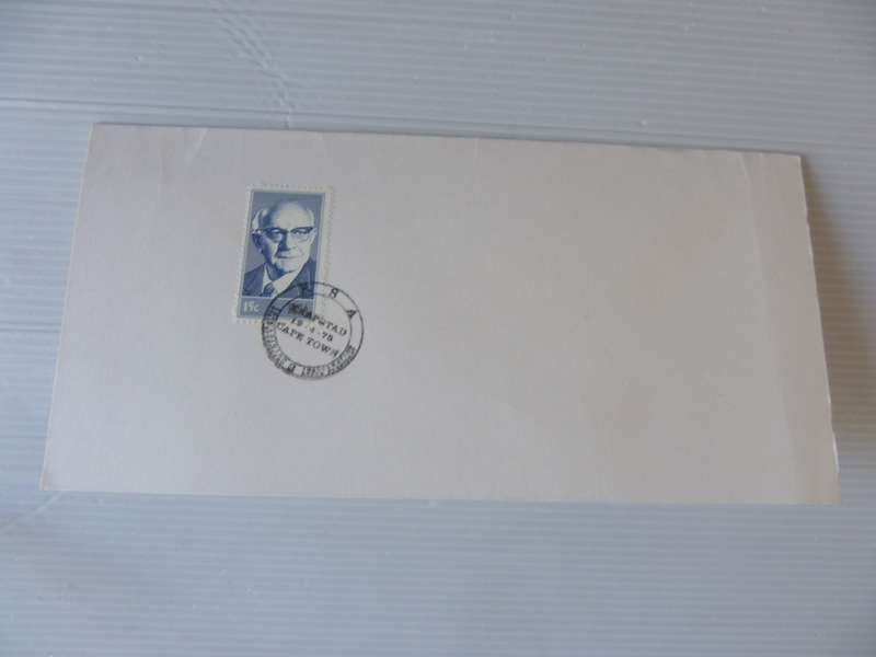 RSA 2.04 (1975) - Inauguration of President Diedericks on SAPO Issued Card