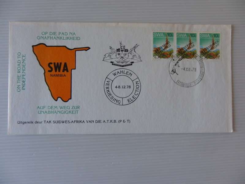 SWA (1978) - On the Road to Independence Illustrated FDC