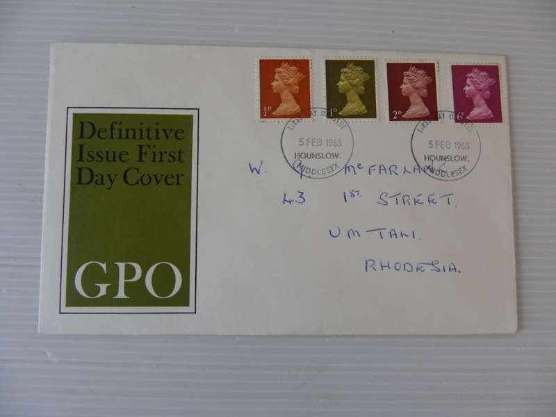Great Britain (1968) - Definitive Issue Illustrated FDC