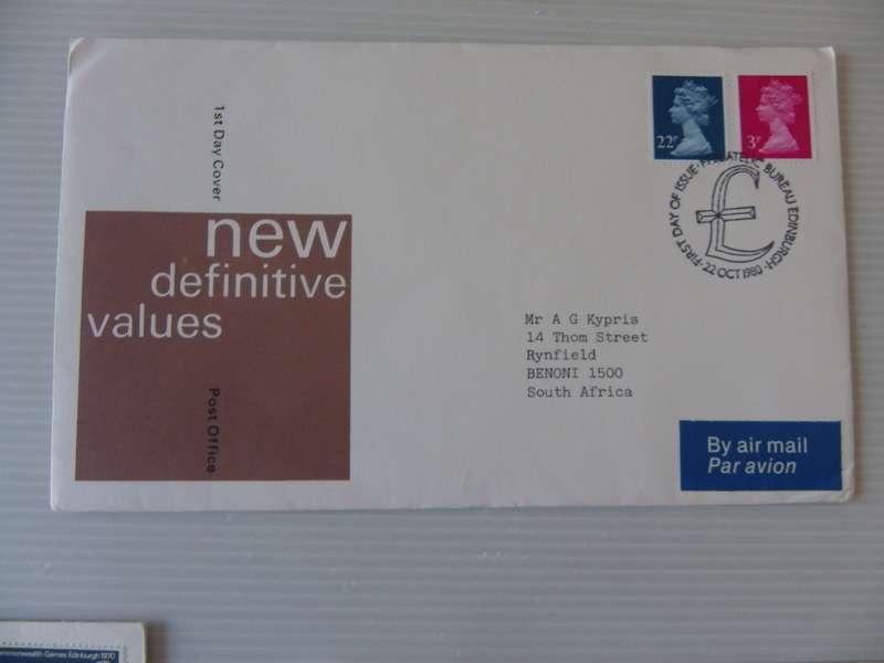 Great Britain (1980) - New Definitive Values Illustrated FDC