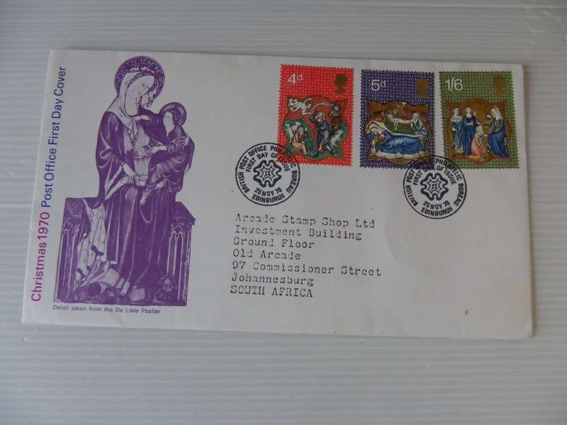 Great Britain (1970) - Christmas Illustrated FDC