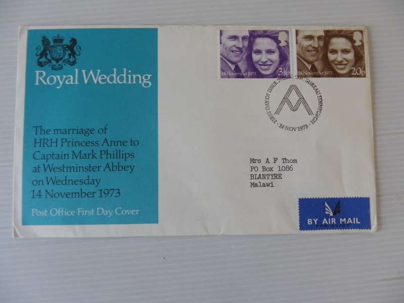 Great Britain (1973) - Royal Wedding Illustrated FDC