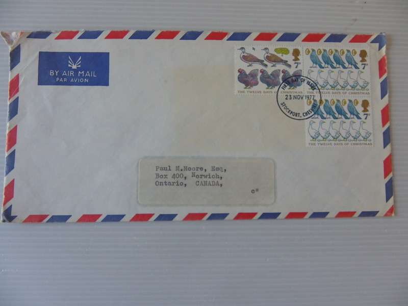 Great Britain (1977) - Christmas Private FDC