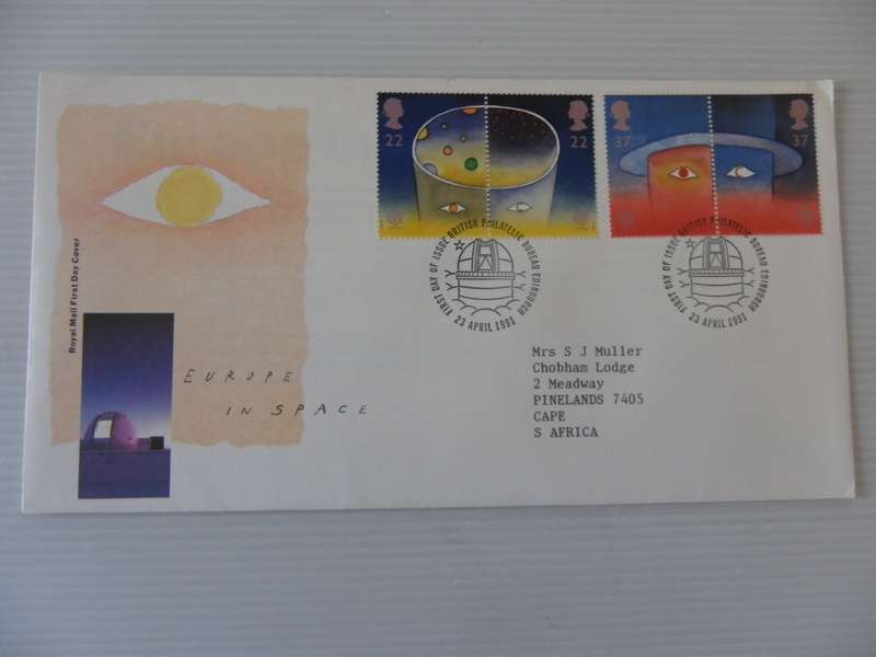 Great Britain (1991) - Europe in Space Illustrated FDC
