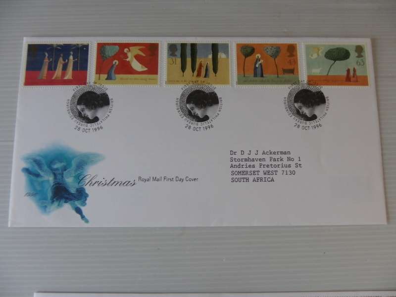 Great Britain (1996) - Christmas Illustrated FDC