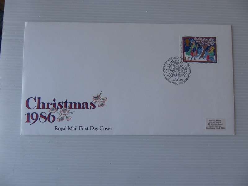 Great Britain (1986) - Christmas Illustrated FDC