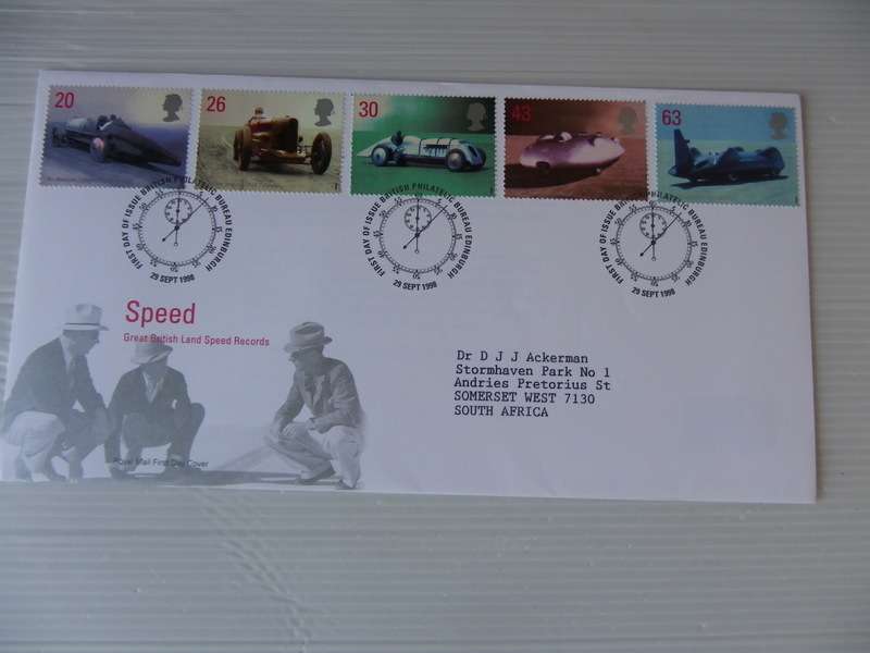 Great Britain (1998) - Speed Illustrated FDC