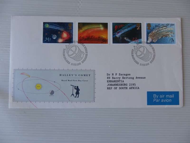Great Britain (1986) - Halley's Comet Illustrated FDC