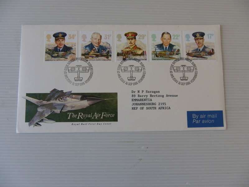 Great Britain (1986) - The Royal Air Force Illustrated FDC