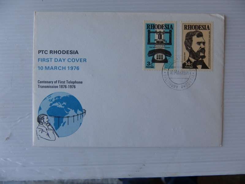 Rhodesia (1976) - Centenary of 1st Telephone Illustrated FDC