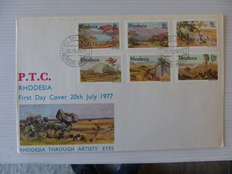 Rhodesia (1977) - Rhodesia Through Eyes of an Artist Illustrated FDC