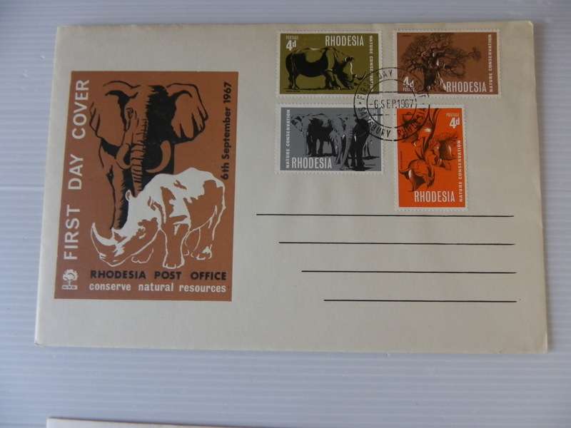 Rhodesia (1967) - Conserve Natural Resources Illustrated FDC