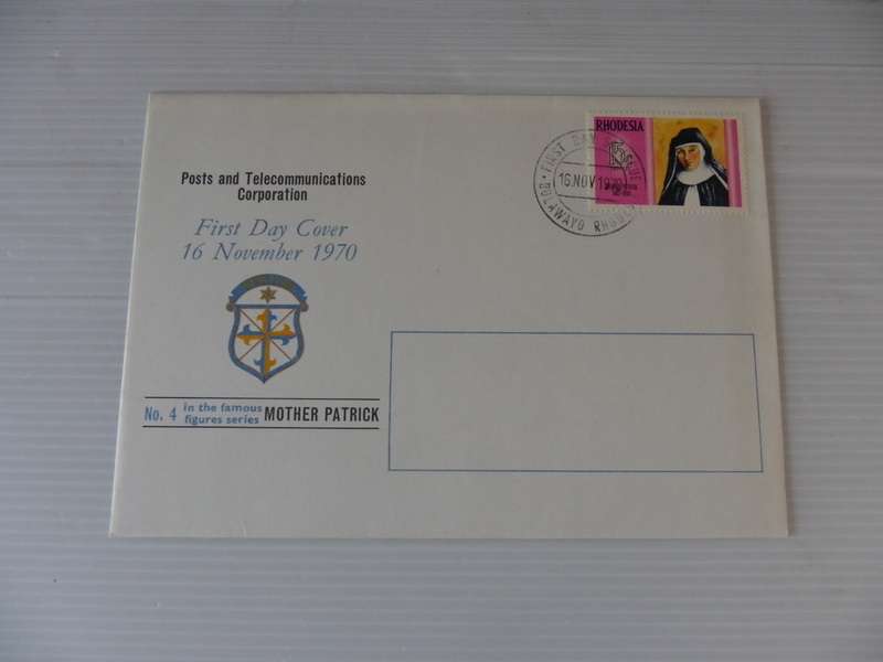 Rhodesia (1970)  - Mother Patrick Illustrated FDC