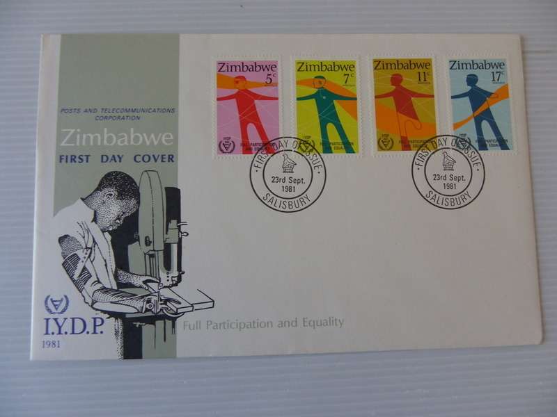 Zimbabwe (1981) - Full Participation and Equality Illustrated FDC