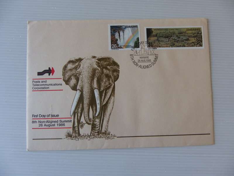 Zimbabwe (1986) - 8th Non-Alignment Summit Illustrated FDC