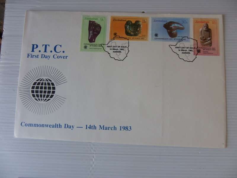 Zimbabwe (1983) - Common Wealth Day Illustrated FDC