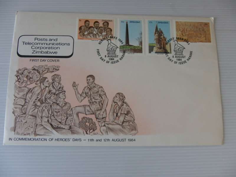 Zimbabwe (1984) - Commemoration of Heroes Day Illustrated FDC