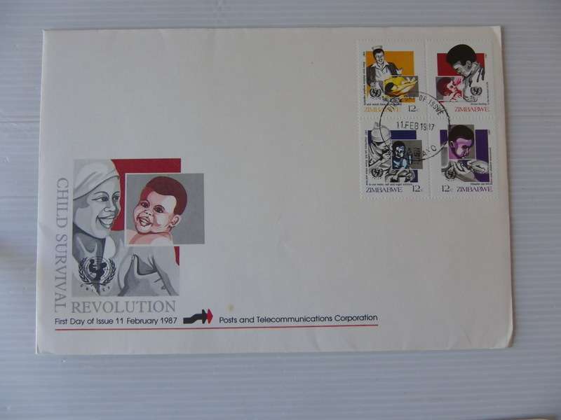 Zimbabwe (1987) - Child Survival Campaign Illustrated FDC