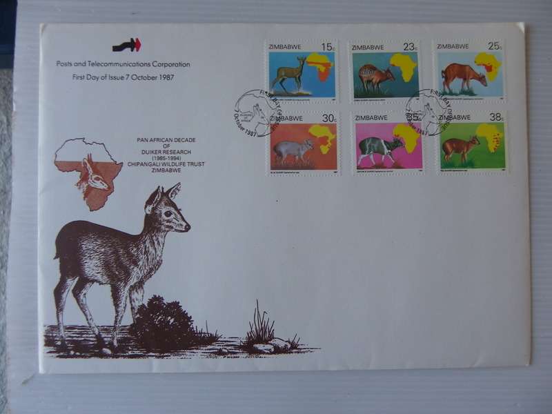 Zimbabwe (1987) - Duiker Research Illustrated FDC