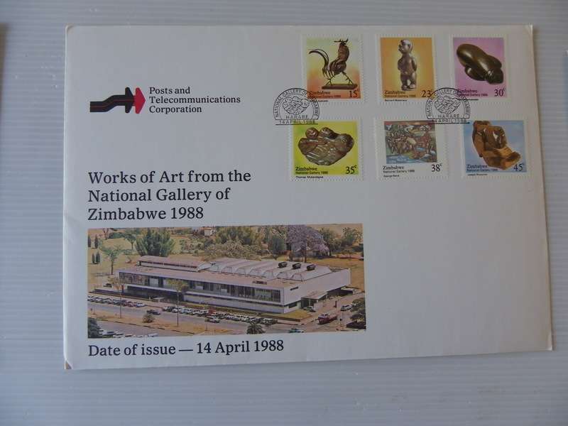 Zimbabwe (1988) - National Gallery Illustrated FDC