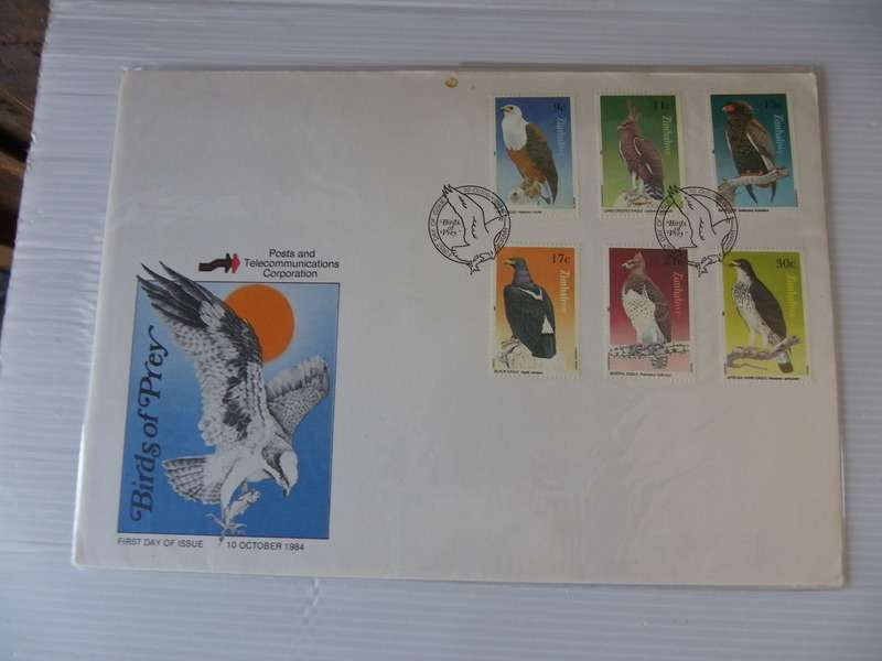 Zimbabwe (1984) - Birds of Prey Illustrated FDC