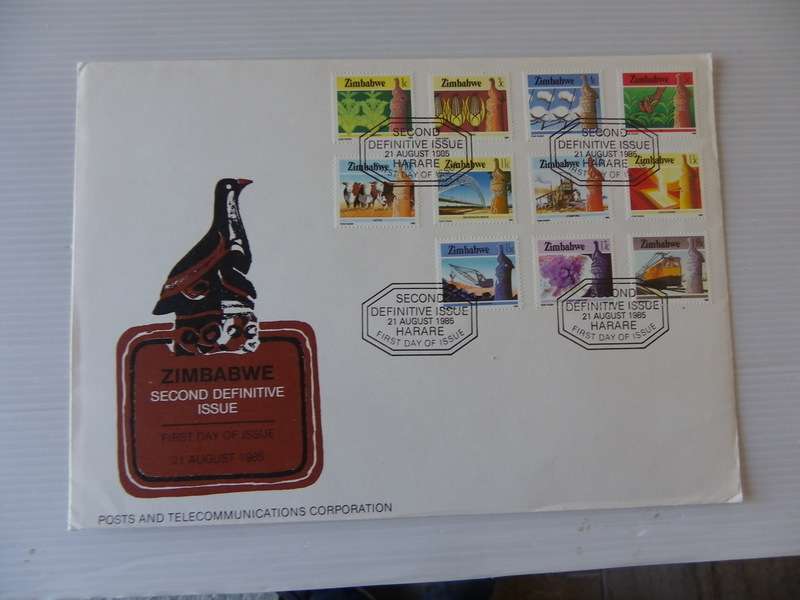 Zimbabwe 2nd Definitive (1985) - SAPO Issued Folder