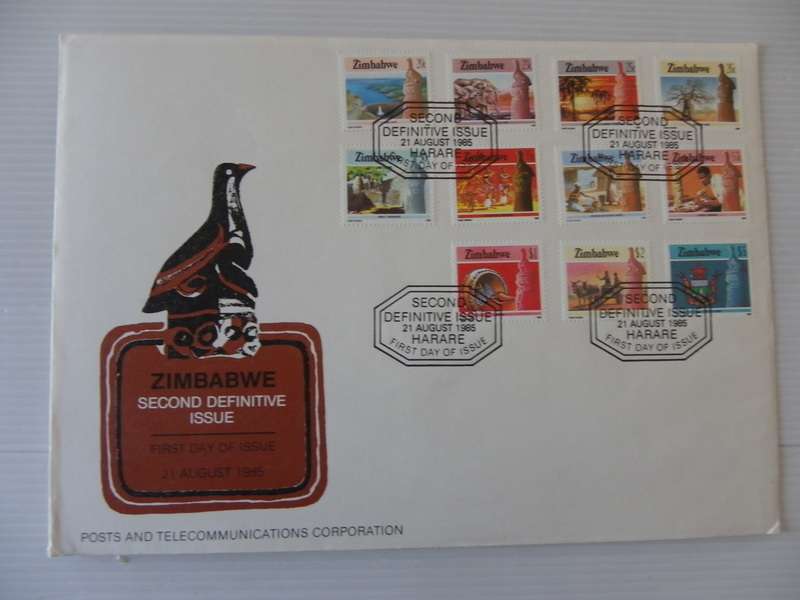Zimbabwe 2nd Definitive (1985) - SAPO Issued Folder