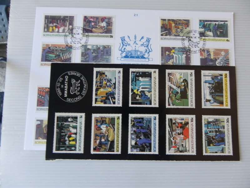 Bophuthatswana 2nd Def Series (1985) - Local Industrie SAPO Issued Folder and Brochure