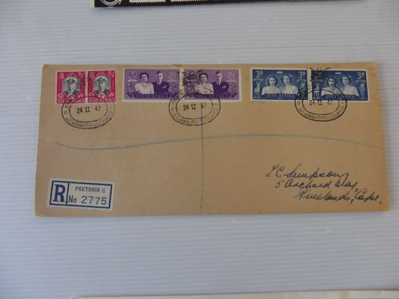Union (1947) - Royal Visit Private FDC