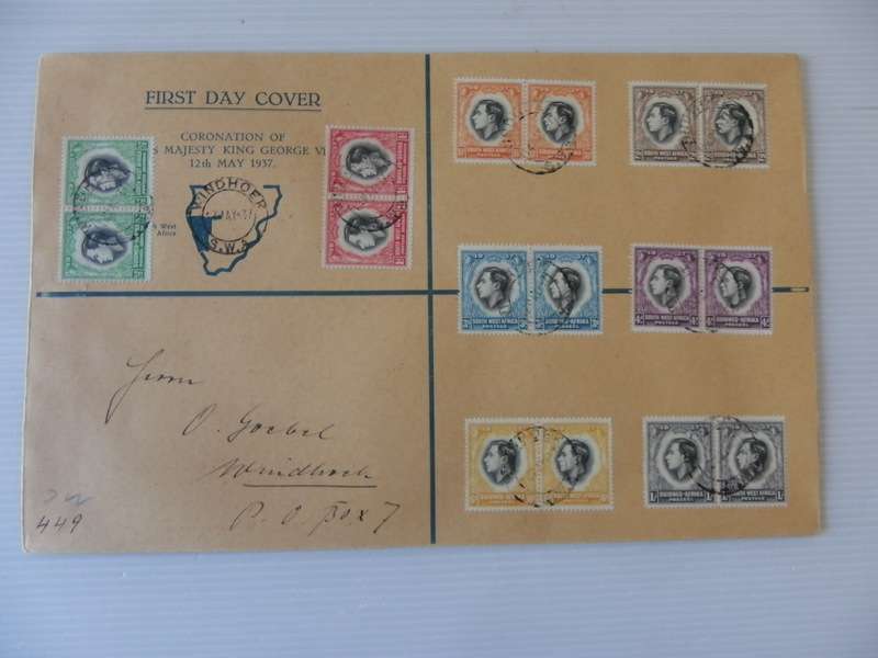 SWA (1937) - Coronation of King George VI Illustrated FDC