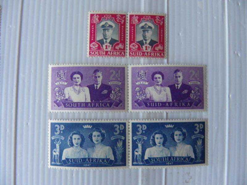 Union (1947) - Royal Visit Mint Set in Pairs