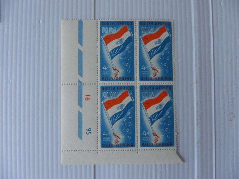Union (1960) - 50th Anniversary of the Union 4d Mint Control Block