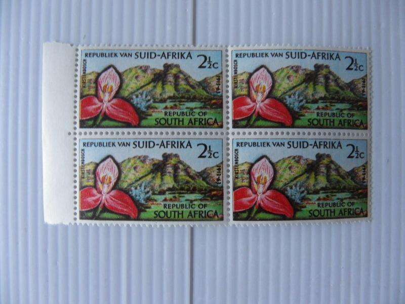 RSA (1963) -  Anniversary of  Kirstenbosch Mint Marginal Block