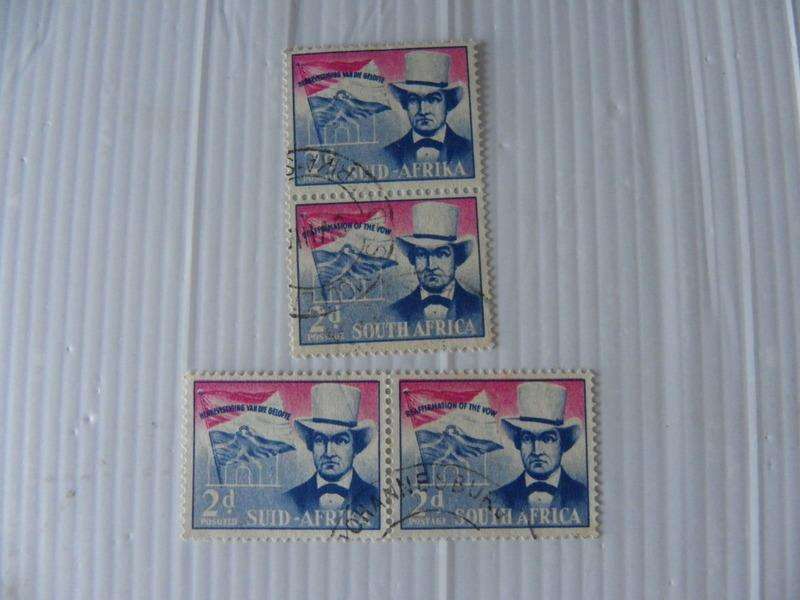 Union (1955) - Geloftefees Vertical and Horizontal Used Pairs