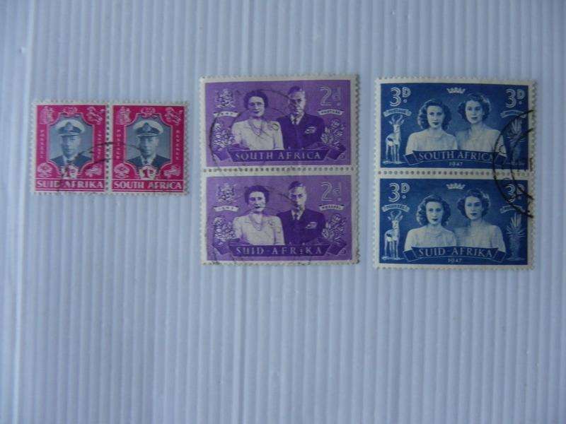 Union (1947) - Royal Visit Used Set in Pairs