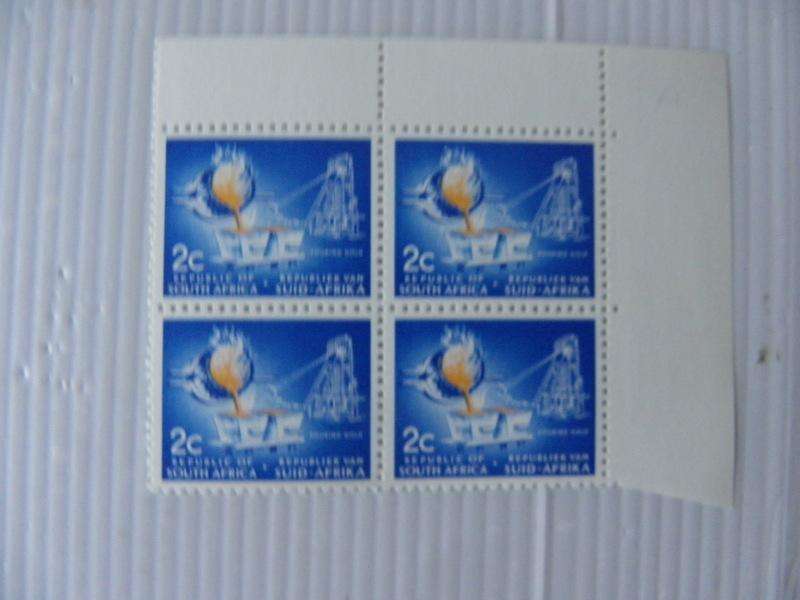 RSA 1st Definitive Series (1961) - 2c Mint Corner Block
