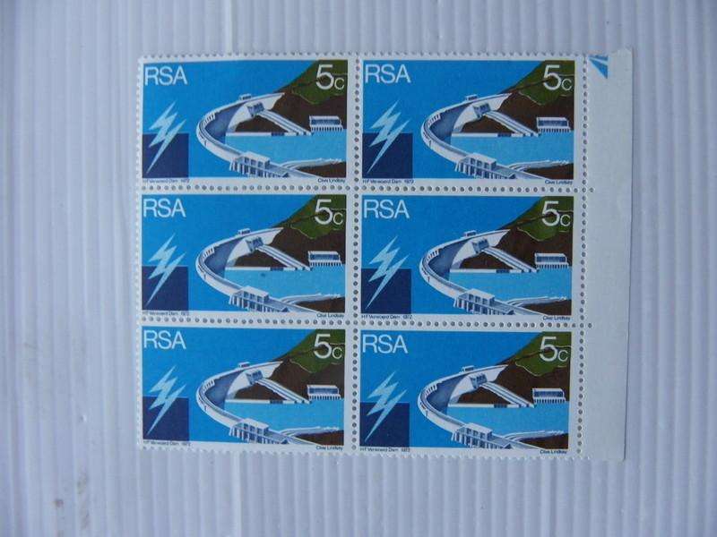 RSA 1.20 (1972) - Opening of Verwoerd Dam 5c Mint Marginal Block