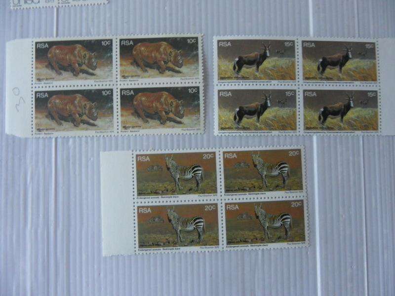 RSA 2.15 (1978) - World Environment and Nature Conservation Mint Set in Blocks of 4 Stamps