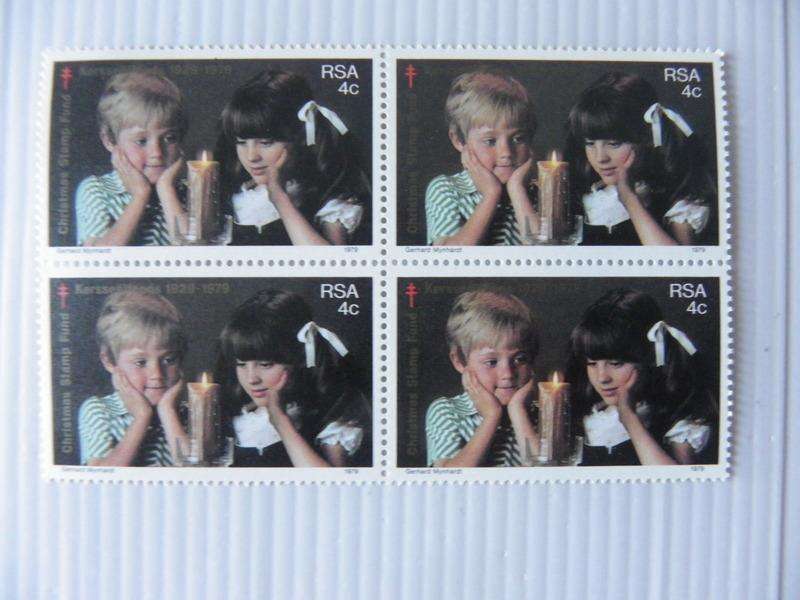 RSA 3.16 (1979) - 50th Anniversary of SA Christmas Fund Mint block of 4 Stamps