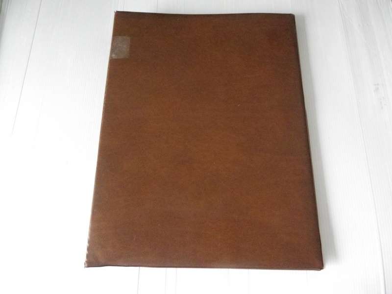 Brown FDC Album with 3 pockets per page and with 12 Pages (Page size of 34 cm)