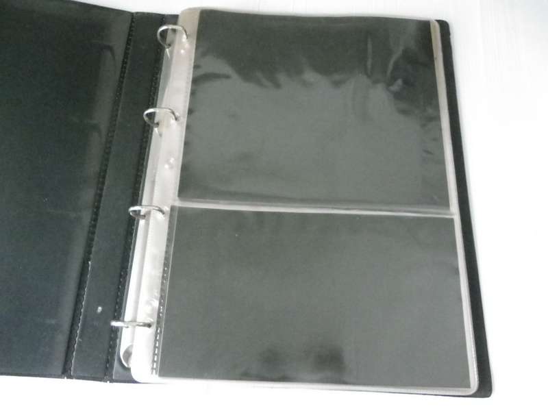 Black FDC Album with 2 pockets per page and with 12 Pages (Page size of 34 cm)