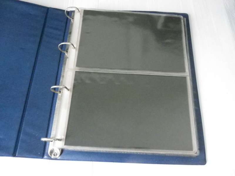 Blue Protector FDC Album with 2 pockets per page and with 12 Pages (Page size of 28 cm)