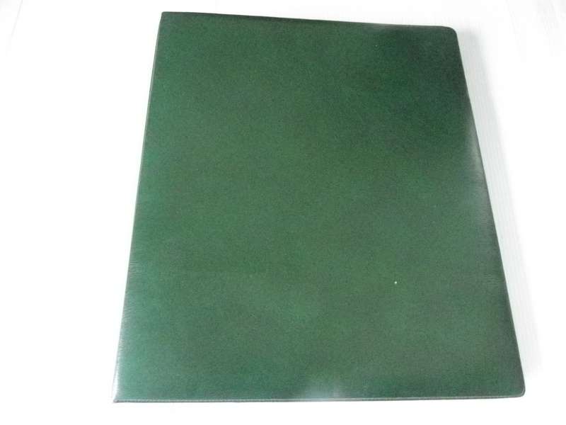 Green FDC Album with 2 pockets per page and with 12 Pages (Page size of 28 cm)