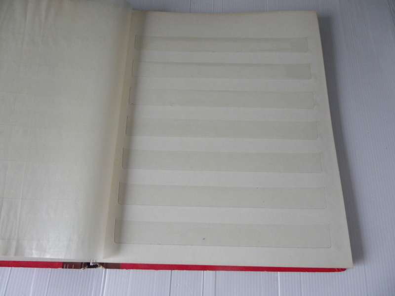 Red Stock Book with 10 Pages