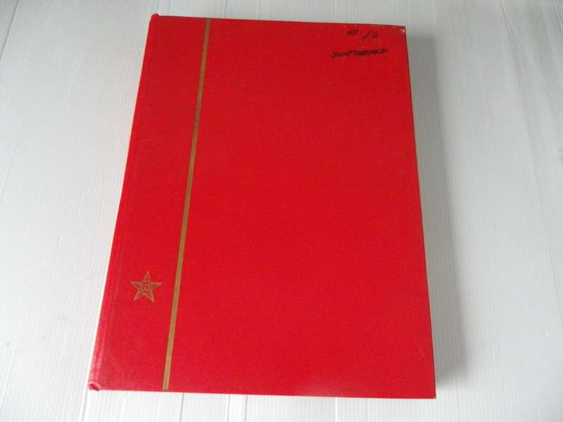Red Stock Book with 16 Pages