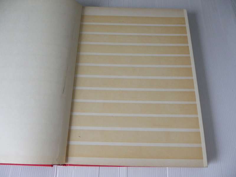 Red Stock Book with 16 Pages