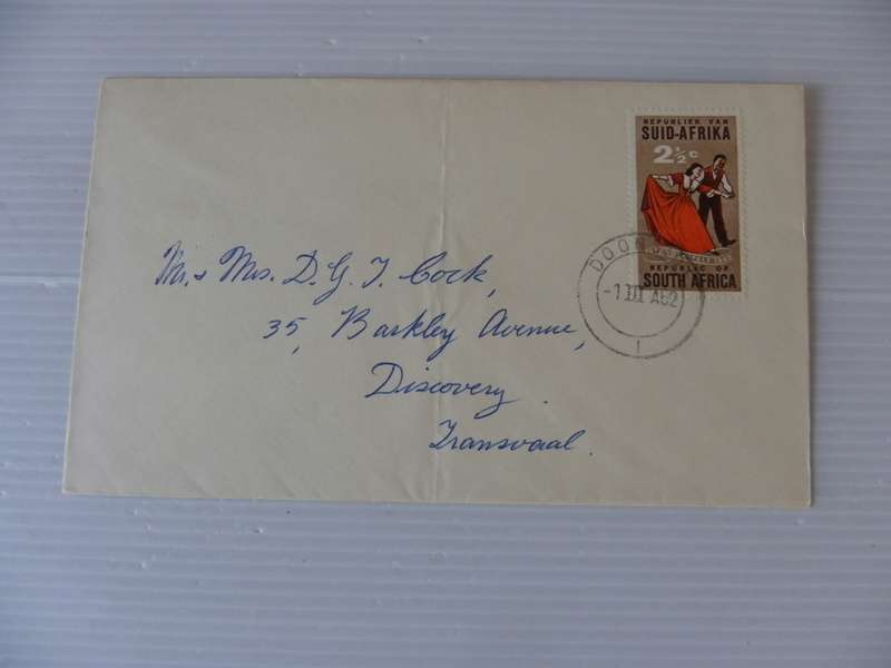 RSA (1962) -  50th Anniversary of "Volkspele" Private FDC